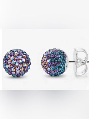 Looking ford Hillberg & Berk Northern Light Sparkle Ball Earrings